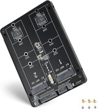 M.2 SATA NGFF to SATA Adapter B Key B M Key 6Gbps Max 4TB SSD Converter for 2230