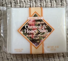 Trader Joe's Oatmeal & Honey Vegetable Soap (2 Bars)