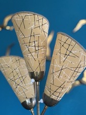50er 60er Jahre Lampenschirme Tütenlampe Atomic 50s 60s Vintage Midcentury 50ger