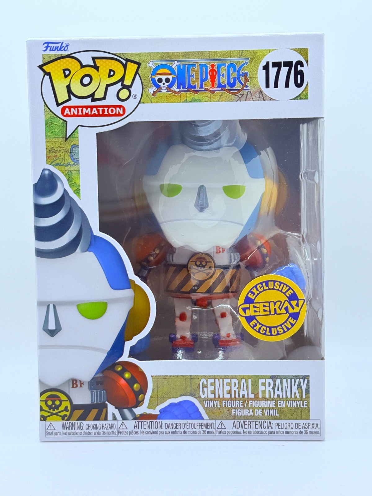 Funko Pop exclusivo de General Franky 1776 One Piece Geekay (Oriente Medio)