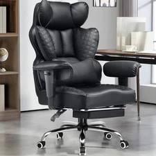 Big and Tall Gaming Chair 400lbs Heavy Duty Office Chair with Foot Rest & Erg...
