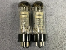 2 Svetlana EL34 Power Tubes Guitar Amplifier Matched Pair