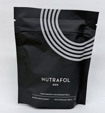 Nutrafol Men Drug-Free Hair Growth Supplement 120 Capsules Sealed Bag 05/2027