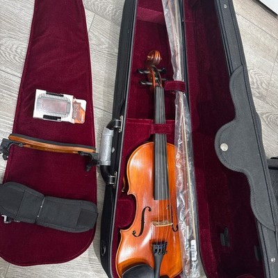 Great condition Klaus Mueller Prelude 105F 4/4 Size Violin 2023 Case with Rosin