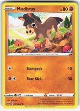 Mudbray 105/202 Shibuzoh. SWSH01: Sword & Shield Base Set Pokemon Near Mint