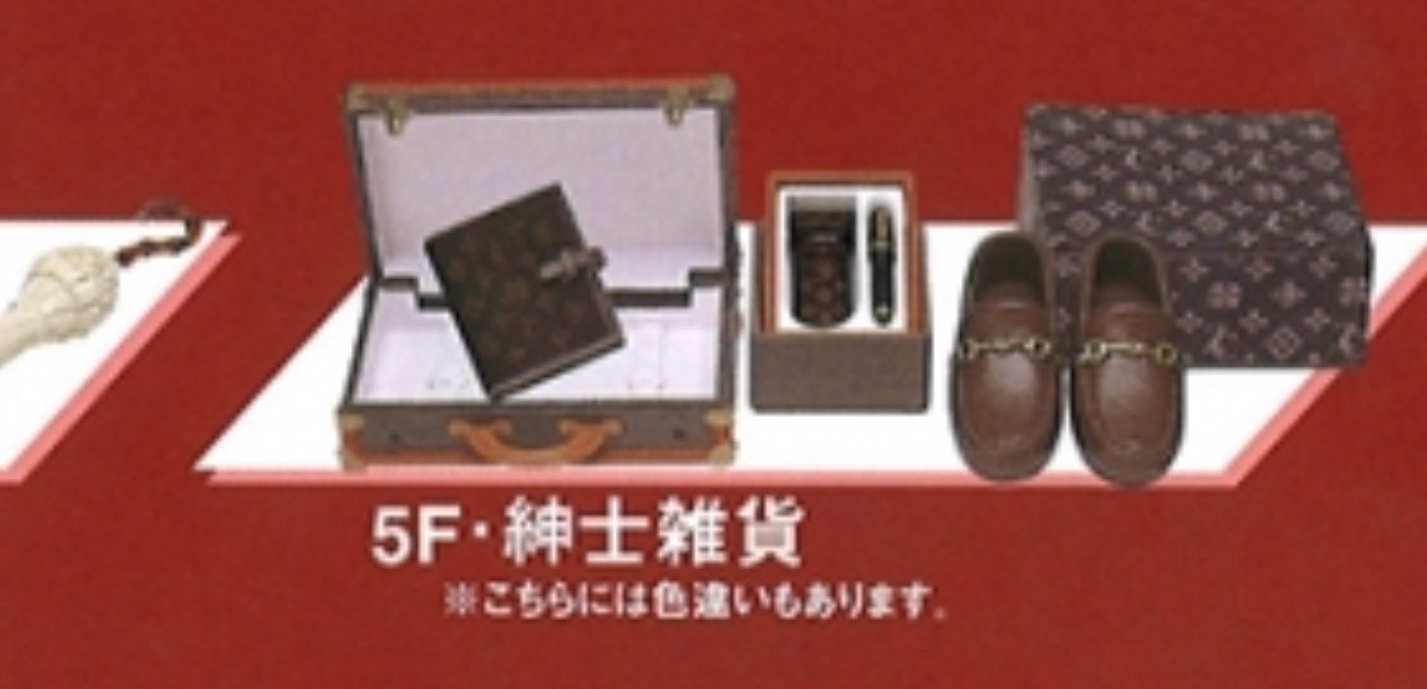 Re-ment Miniature Department Store Shopping 5F Men’s designer accessories 