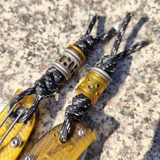 EDC Knife Lanyard Bead PEI Titanium Necklace Paracord Pendant Bracelet Making