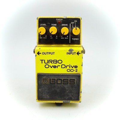 Boss OD-2 Turbo OverDrive 1987 Hergestellt in Japan ACA-Effektpedal für...
