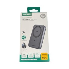 N9O Ugreen Magnetic Wireless Fast Charging 10000mAh Power Bank 30w Magsafe Grey