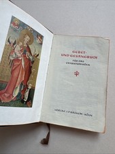 altes Gebetbuch Gesangbuch antik Kirche Gebetsbuch 1949 Köln