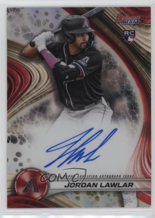 2024 Bowman's Best of Refractor Jordan Lawlar #B24-JL Rookie Auto RC 1ik9