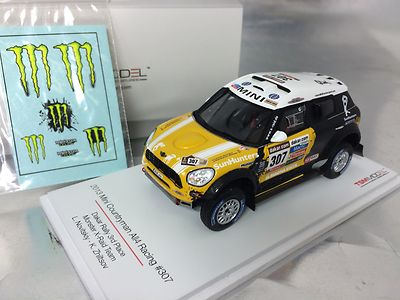 1/43 TSM #TSM144344 Mini Countryman AII4 Racing #307 Dakar