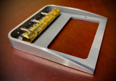 Van Dyke-Harms Telecaster Humbucker-Hybrid Bridge and Monolithic Saddle Combo