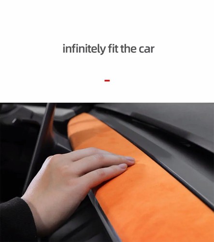 Inner Dashboard Cover Wrap Cap Protector Pad for Tesla Model 3 Model Y 2023-2019 - Picture 8 of 10