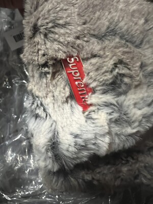 Supreme Ushanka Hat Fall/Winter 2024 FW24 Grey Small/ Medium
