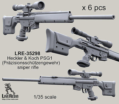 Live Resin 1 35 Heckler Koch Psg1 Sniper Rifle Model Kit Live Resin 1 35 Heckler Koch Psg1 Sniper Rifle Model Kit