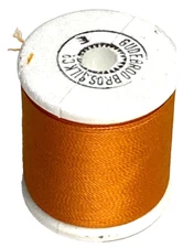 Gudebrod Nylon Thread Type E Orange 100-Yard Spool