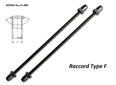 2x Tuyaux Rigides De Frein Pour BMW - Filetage M10x1, Longueur 200mm - Réf. RPS 1945952035 - Neuf