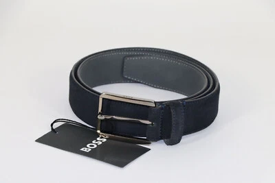 HUGO BOSS Gürtel, Mod. T-Leo-Sd-St_Sz35, Gr. 90, Hand Made in Italy, Navy - Bild 1 von 4