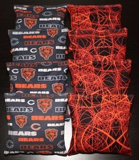 CHICAGO BEARS Cornhole Bags 8 ACA Regulation Corn Toss Baggo Bean Bags