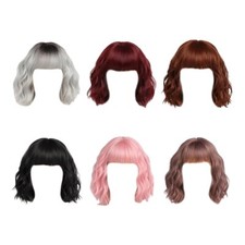 Long Wavy Hair Wigs Natural Heat Resistant Wigs Women Synthetic Hair Curly Wigs