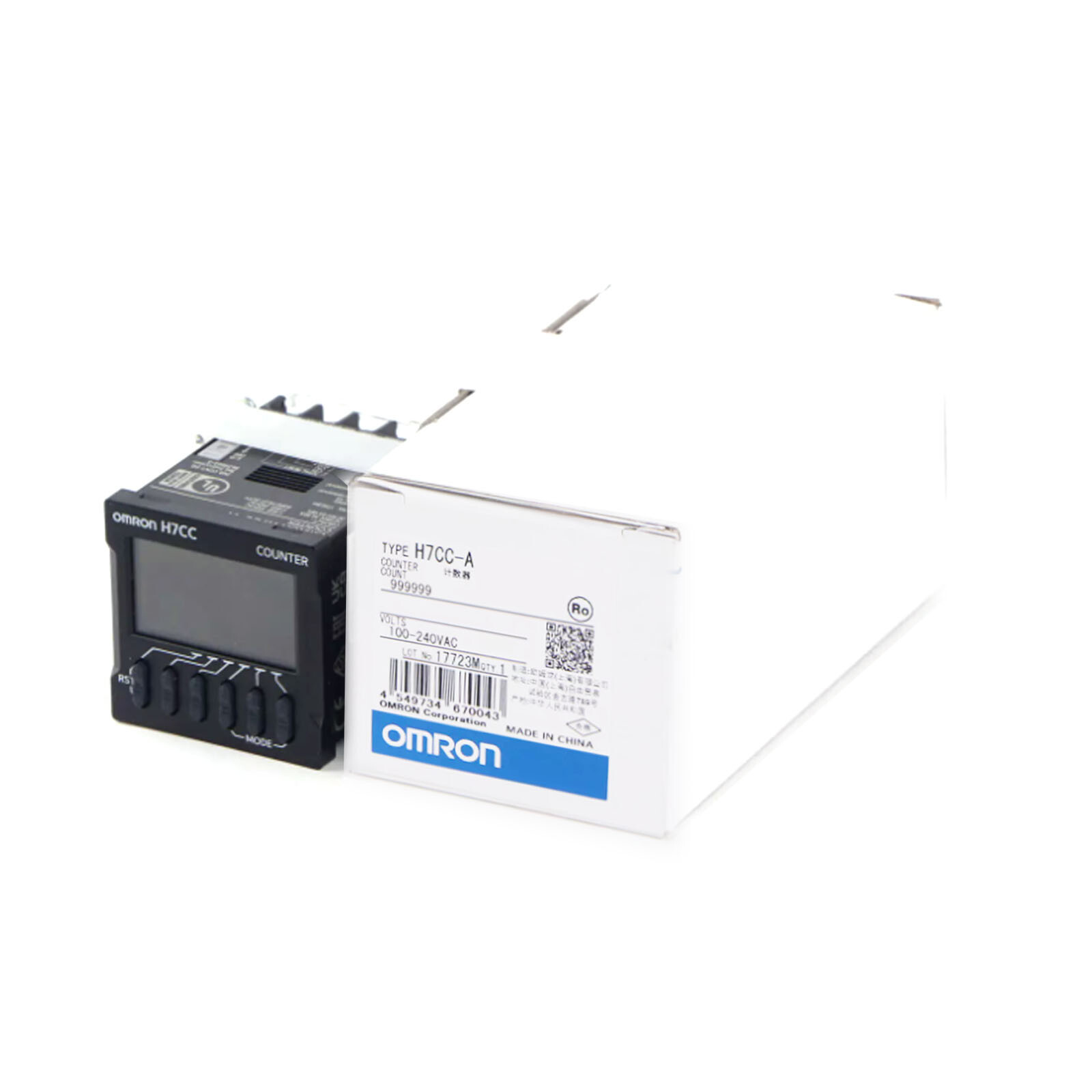 Omron H7CC-A 100-240AC REPLACEMENT FOR H7CXA4N Multifunction Preset Counter