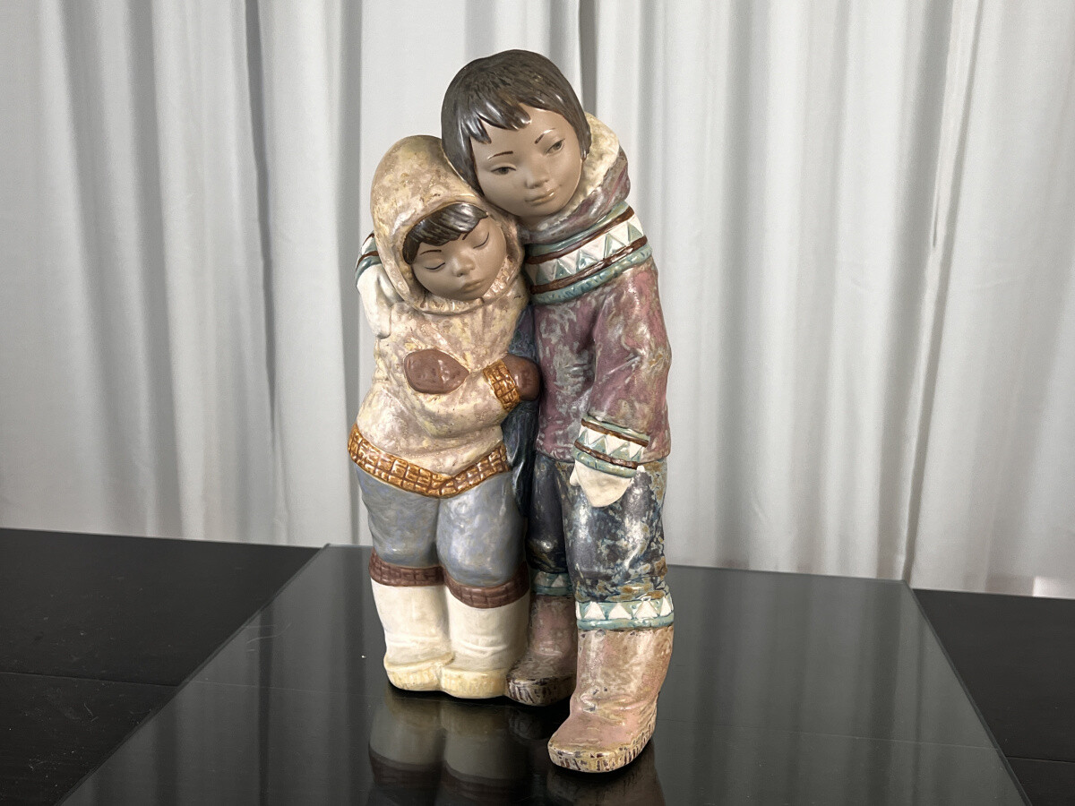 LLADRO リヤドロ 5721 Once Upon a Time Lladro Once Upon A Time #5721 Mother and Son Reading on