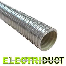 Bentley Harris Chrome Wire Loom Split Tubing - High Temperature Convoshield