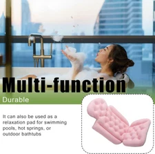 Full Body Bath Pillow Mat Non Slip Luxury Spa Cushion Bath Pillow Large Bath Mat