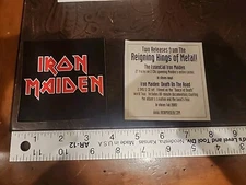 The Easential Iron Maiden Retailers Album/CD Release Promo Sticker  