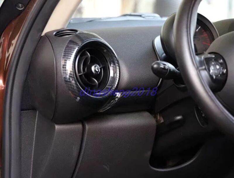 27PCS Carbon fiber style Interior trim kit For BMW Mini Cooper R60 2011 ...