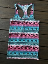 Victoria's Secret PINK Sleepwear Aztec Print Racerback Tank - Size S