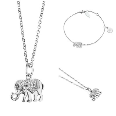 Newbridge Silverware Amy Huberman Silver Plate Elephant Pendant