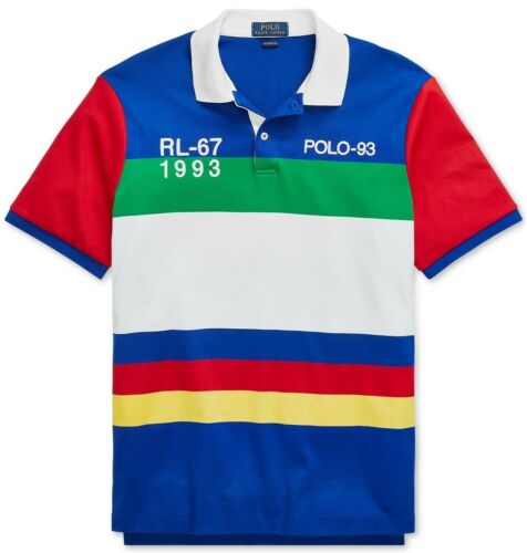 Polo Ralph Lauren Men Colorblocked CP-93 Sailing Rugby Shirt Stadium ...