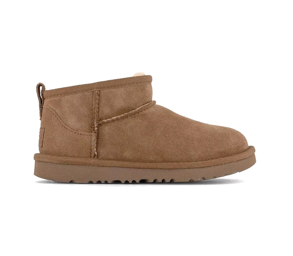 NUEVO EN CAJA Auténticas UGG 1130750K Niños Clásicas Ultra Mini Botas Castaño EE. UU. 3 4 5 6 Foto 3 de 4