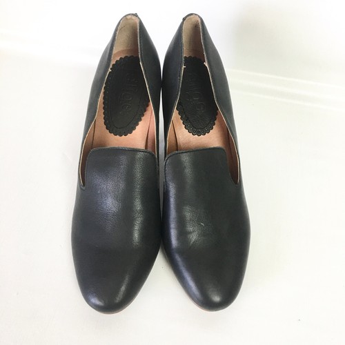 Latigo Womens 9.5 Kala Pumps Black Leather Heels - Picture 4 of 9