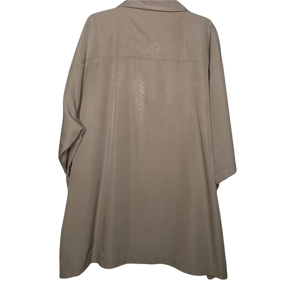 Camisa Denim Azul Crudo Para Hombres 4XL Beige Tubby T. vs Trone Rap Streetwear ABR DE COLECCIÓN Foto 2 de 4