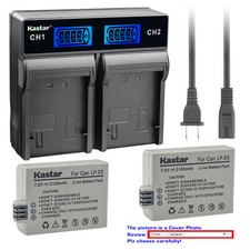 Kastar Battery LCD Rapid Charger for Canon LP-E5 LPE5  Canon EOS Kiss F Camera