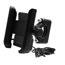 Motorcycle Cell Phone Holder Handlebar Mount USB Charger for Harley Davidson