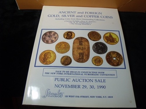 Hn Stack's New York BAR November 1990 Ancient And Foreign Coins CATALOGUE