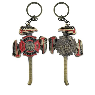 Unique Firefighter Axe Pendent 