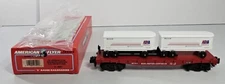 American Flyer/Lionel 48491 TCA Burlington Northern Flat Car & Vans 1995 LNIB