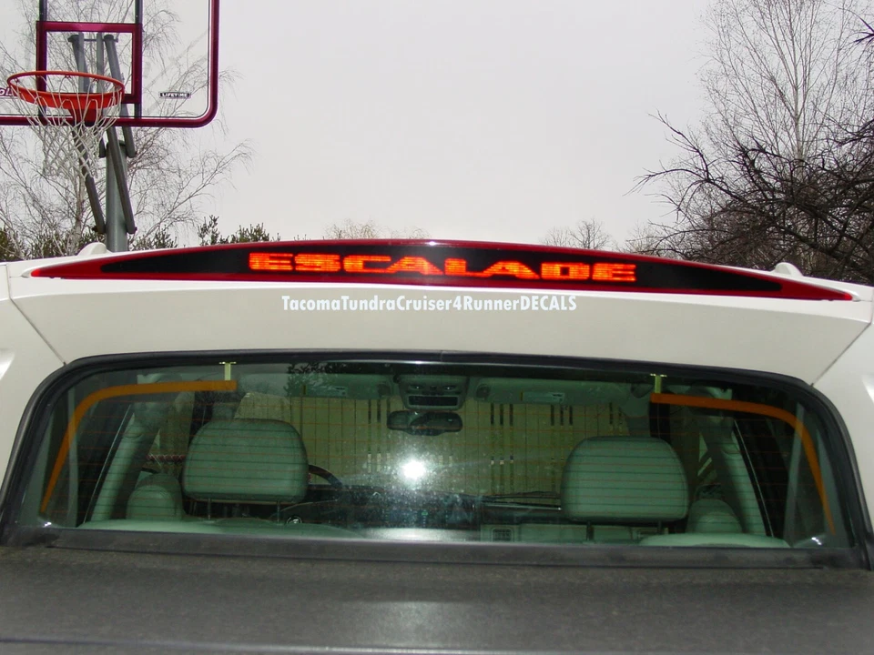 Calcomanía de tercera luz de freno para Cadillac Escalade 02 03 04 05 06 SOLO EXT Foto 4 de 4