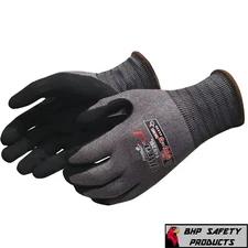 Ultra-U Sandy Nitrile Foam Coated ANSI A6 Cut Resistant Work Gloves, 1 Pair