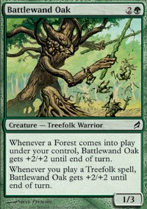 Battlewand Oak x4 - Lorwyn - NM-Mint, English - Lorwyn