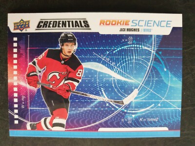 2019-20 Upper Deck Credentials Rookie Science #RS01 Jack Hughes 