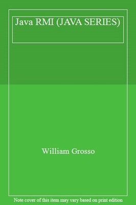 Java RMI (Java Series),William Grosso