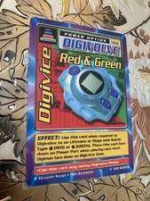 Digimon Digi-Battle Digivice Red Green St-61 1st Edition 1999 Bandai Vintage