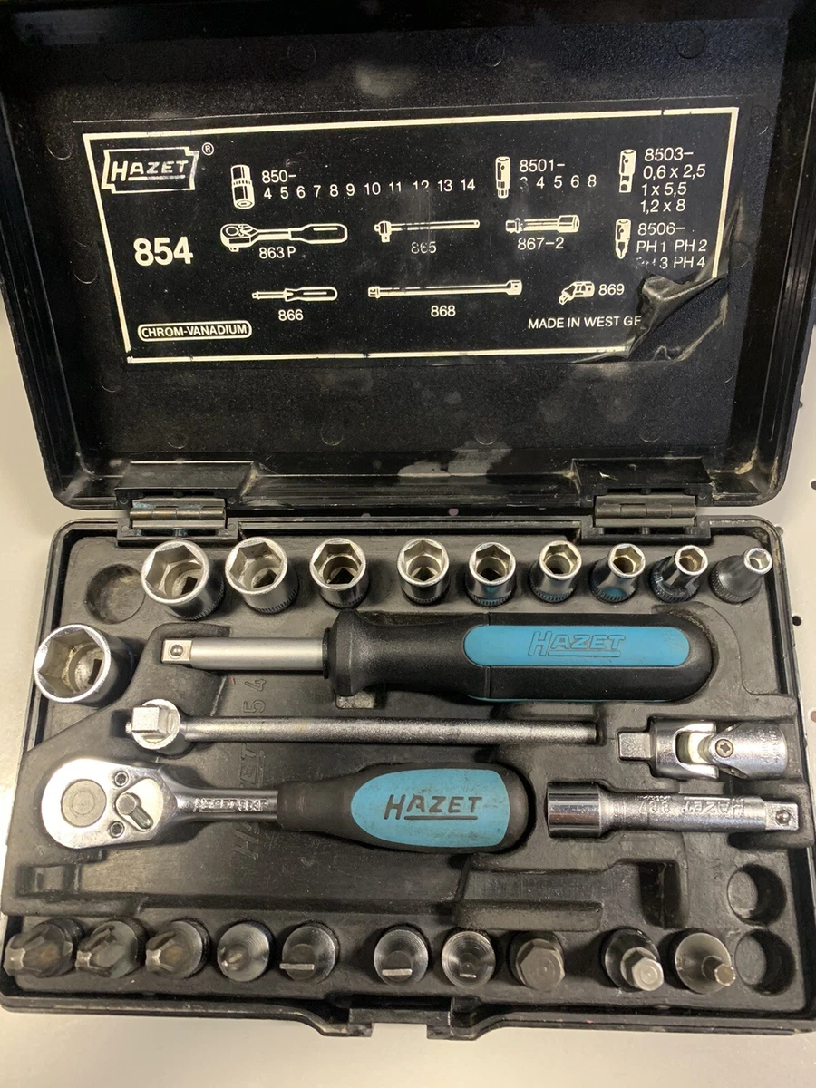 Hazet 854 1/4 Socket Set (Not Complete)