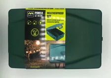 IP54 Weatherproof Enclosure Box for Outdoor Electrical Power Connections - Green